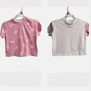 Reebok bundle two toddler girl Tshirts 👕 size 4  🔥 5$ if you get bundle 🔥